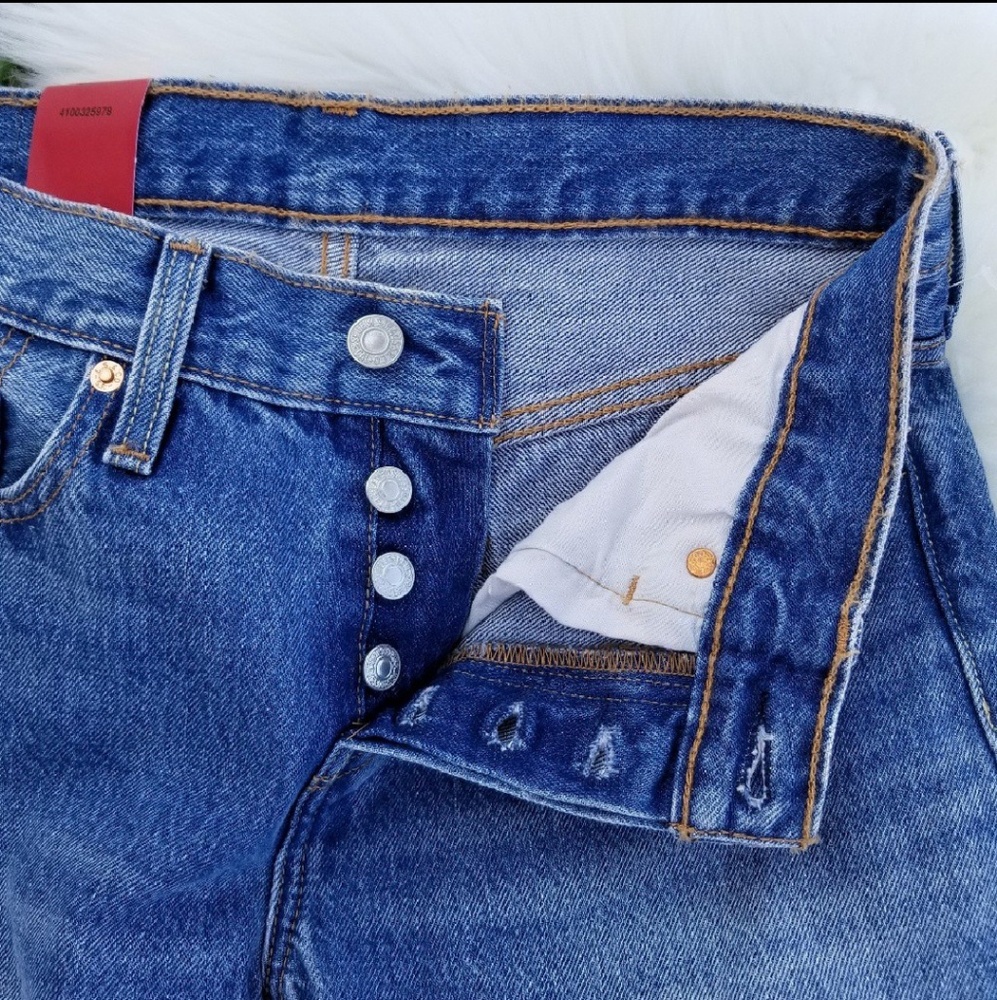 Levi's 501 Floral Jeans - Picture 7 of 8